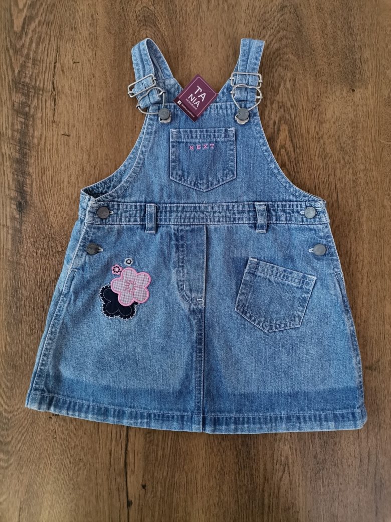 Dievčenské rifľové šaty - 86