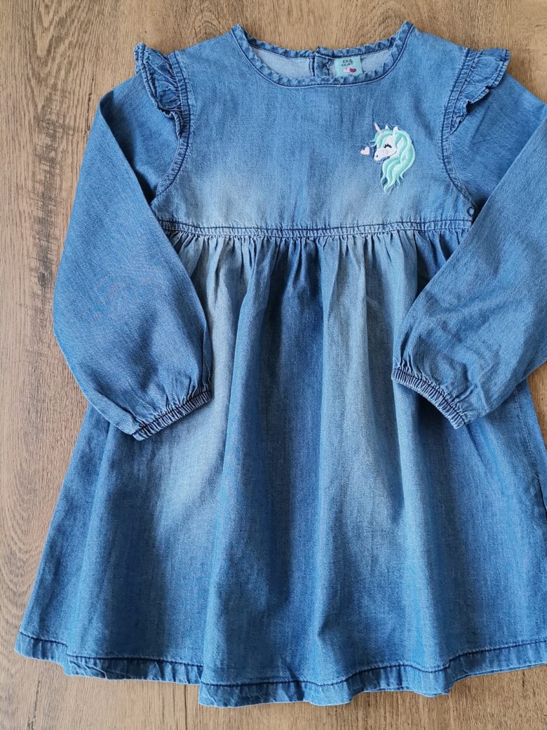 Dievčenské rifľové šaty KIKI & KOKO - 110