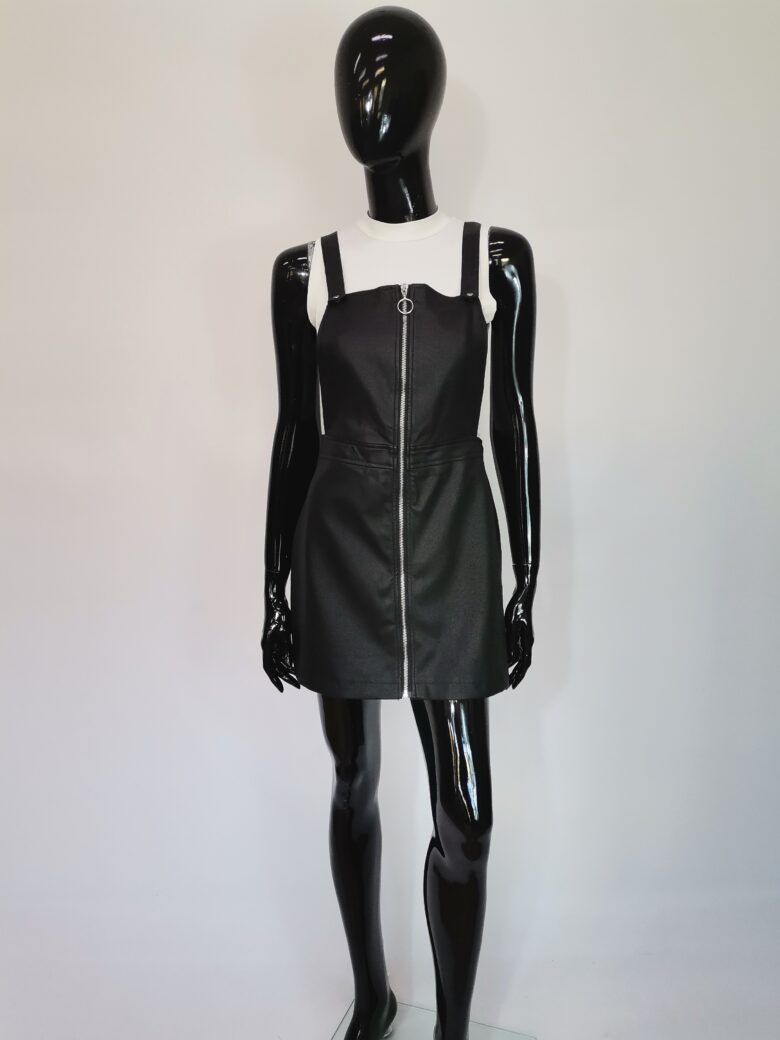 Dámske koženkové šaty H&M - 36 nenosené