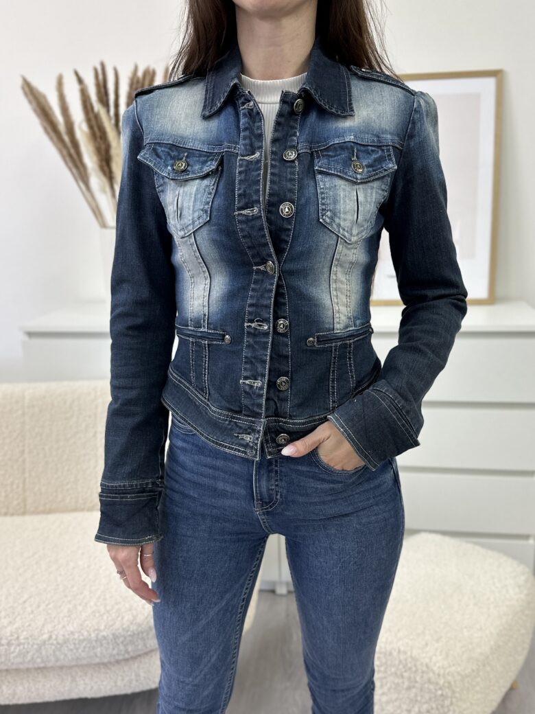 Dámska rifľová bunda AMBIKA JEANS - S